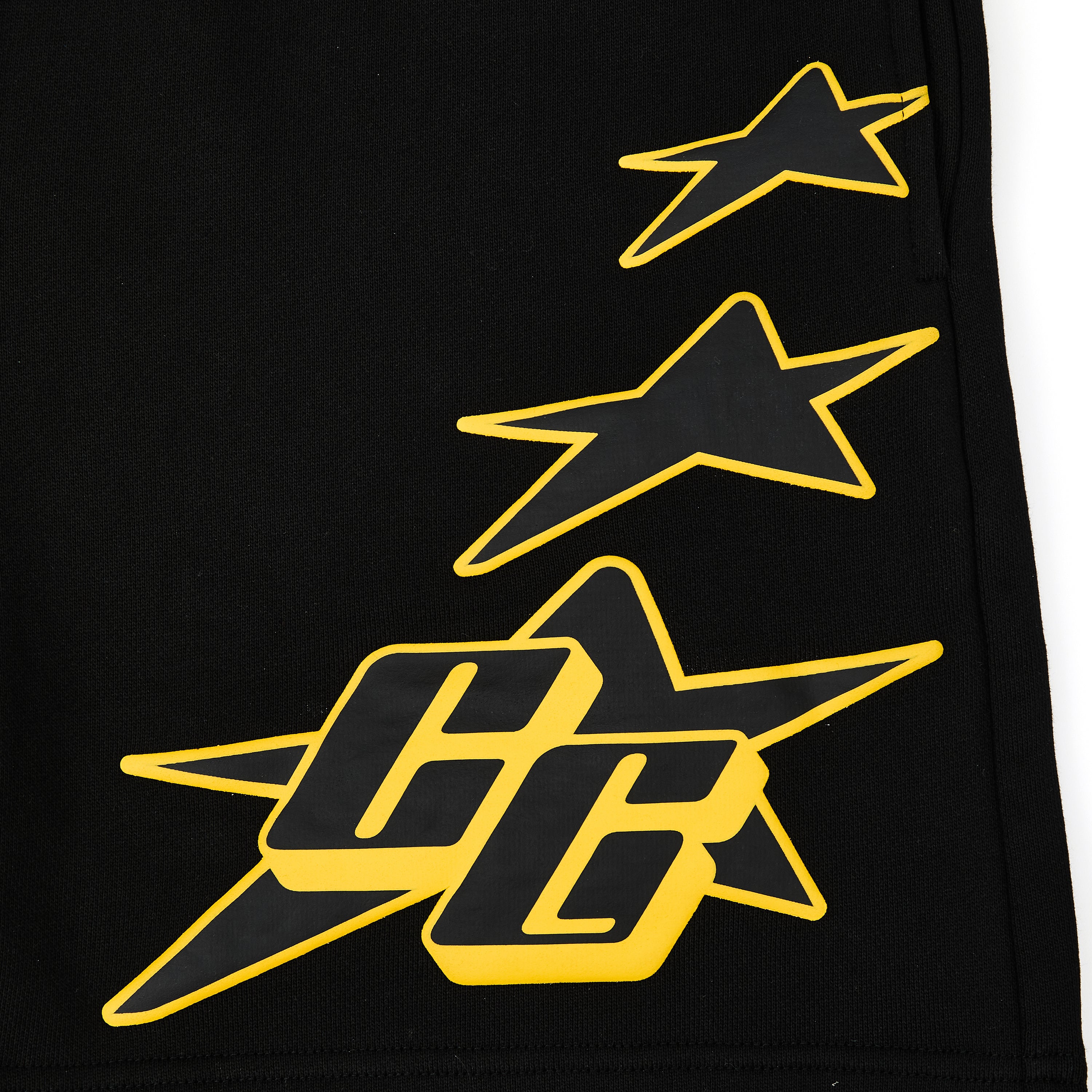 All Star Sweat Shorts (Black/Yellow)